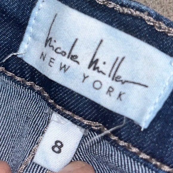 NICOLE MILLER HIGH RISE SKINNY JEANS like new 8 soho high skinny - Picture 3 of 8